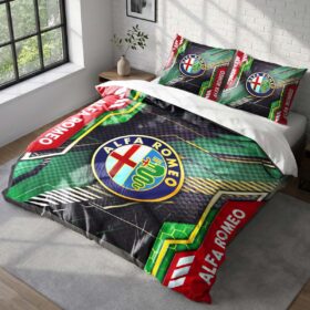 Housse de Couette Alfa Romeo – Parure de Lit Voiture de Sport