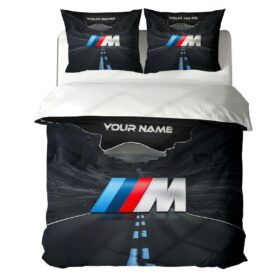 Housse de Couette BMW M – Parure de Lit Voiture de Luxe à Motif