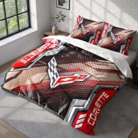 Housse de Couette Corvette – Parure de Lit Voiture de Sport