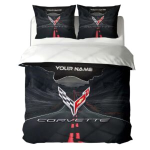 Housse de Couette Corvette – Parure de Lit Voiture de Luxe à Motif