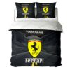 Housse de Couette Ferrari – Parure de Lit Voiture de Luxe à Motif