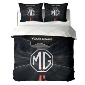 Housse de Couette MG – Parure de Lit Voiture de Luxe à Motif