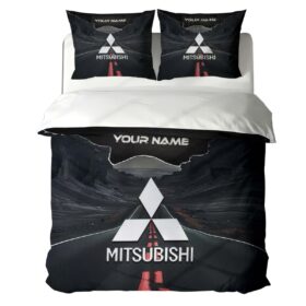 Housse de Couette Mitsubishi – Parure de Lit Voiture de Luxe à Motif