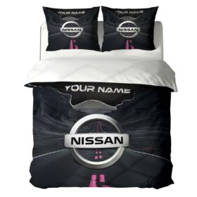 Housse de Couette Nissan – Parure de Lit Voiture de Luxe à Motif