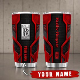Gobelet Isotherme Rolls Royce 20oz | Mug de Voyage Armure Carbone 3D