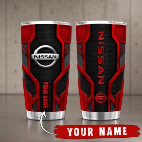 Gobelet Isotherme Nissan 20oz | Mug de Voyage Armure Carbone 3D