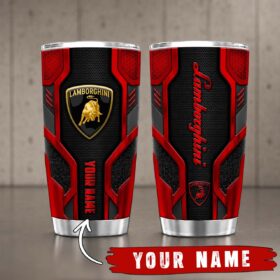 Gobelet Isotherme Lamborghini 20oz | Mug de Voyage Armure Carbone 3D