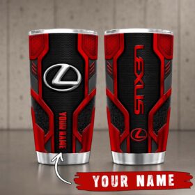 Gobelet Isotherme Lexus 20oz | Mug de Voyage Armure Carbone 3D