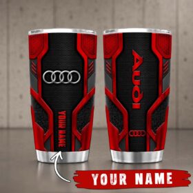 Gobelet Isotherme Audi 20oz | Mug de Voyage Armure Carbone 3D
