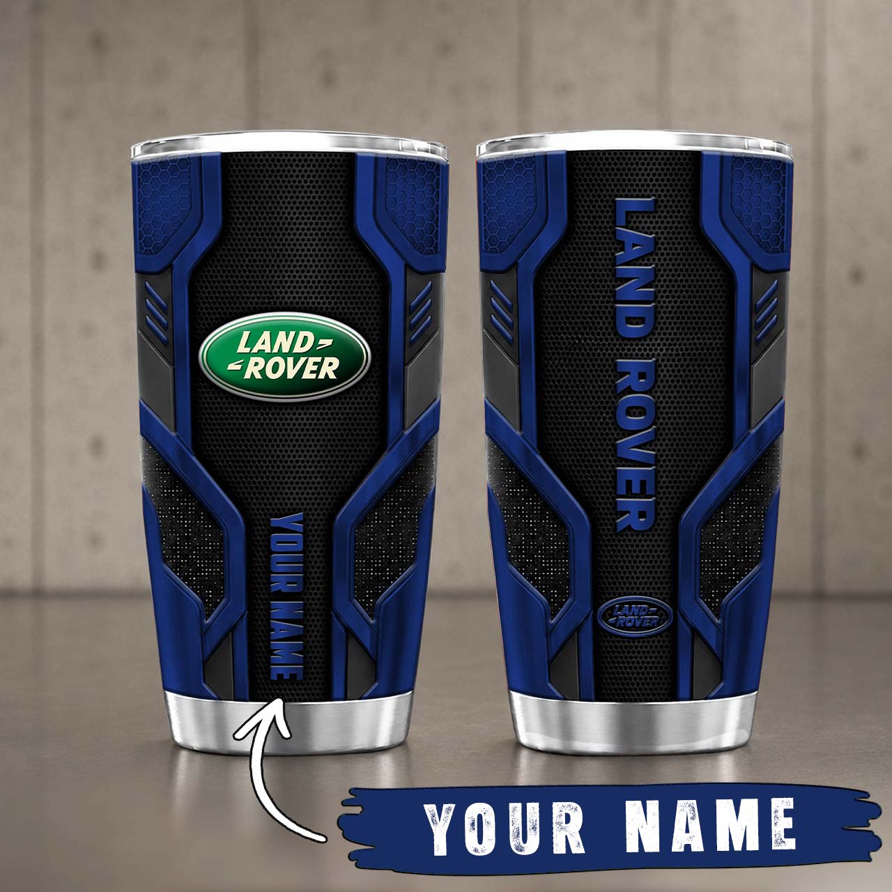 Gobelet Isotherme Land Rover 20oz | Mug de Voyage Armure Carbone 3D – Image 8