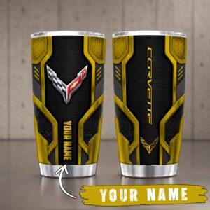 Alternative view of Gobelet Isotherme Corvette 20oz | Mug de Voyage Armure Carbone 3D
