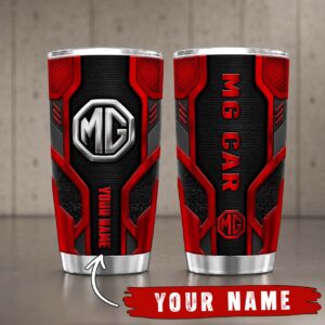 Gobelet Isotherme MG Motor 20oz | Mug de Voyage Armure Carbone 3D