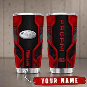 Gobelet Isotherme Pagani 20oz | Mug de Voyage Armure Carbone 3D
