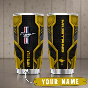 Alternative view of Gobelet Isotherme Ford Mustang 20oz | Mug de Voyage Armure Carbone 3D