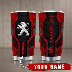 Gobelet Isotherme Peugeot 20oz | Mug de Voyage Armure Carbone 3D