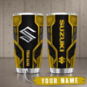 Alternative view of Gobelet Isotherme Suzuki Automobiles 20oz | Mug de Voyage Armure Carbone 3D