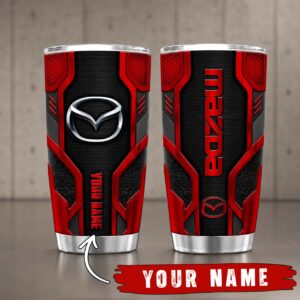 Gobelet Isotherme Mazda 20oz | Mug de Voyage Armure Carbone 3D
