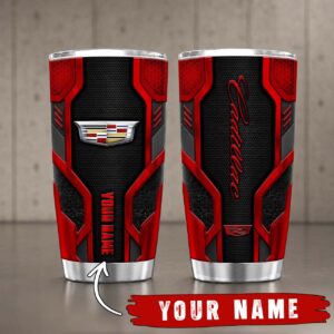 Gobelet Isotherme Cadillac 20oz | Mug de Voyage Armure Carbone 3D