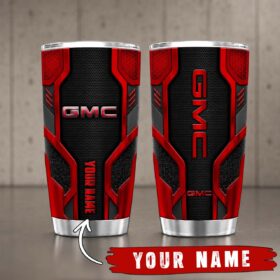 Gobelet Isotherme Gmc 20oz | Mug de Voyage Armure Carbone 3D