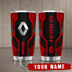 Gobelet Isotherme Renault Car 20oz | Mug de Voyage Armure Carbone 3D