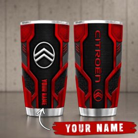 Gobelet Isotherme Citroen 20oz | Mug de Voyage Armure Carbone 3D