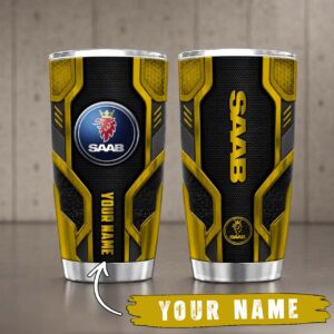 Alternative view of Gobelet Isotherme Saab 20oz | Mug de Voyage Armure Carbone 3D