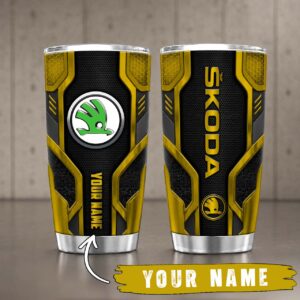 Alternative view of Gobelet Isotherme Skoda 20oz | Mug de Voyage Armure Carbone 3D