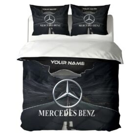 Housse de Couette Mercedes Benz – Parure de Lit Voiture de Luxe à Motif