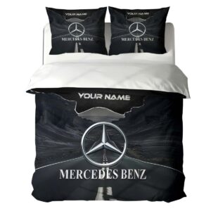 Housse de Couette Mercedes Benz – Parure de Lit Voiture de Luxe à Motif