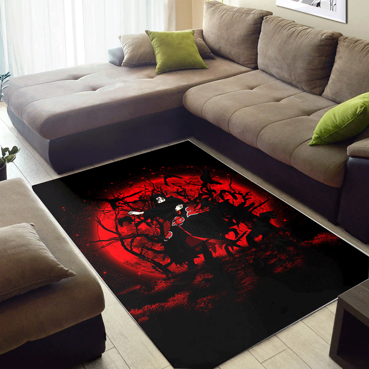 Tapis Itachi Moon Reg Area Carpet Rug Home Decor Bedroom Living Room Decor – Image 3