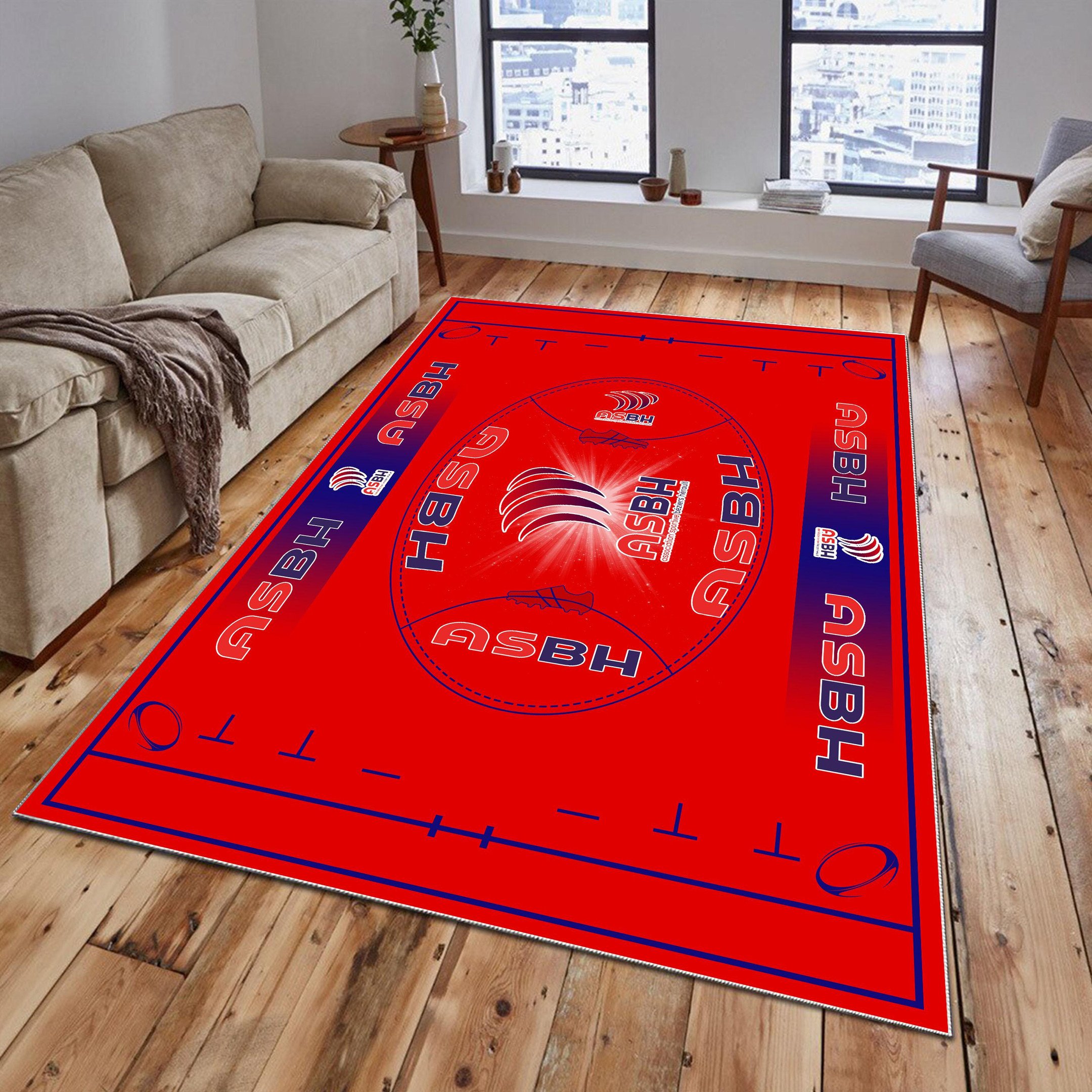 Tapis Rugby AS Beziers Herault PRUG016