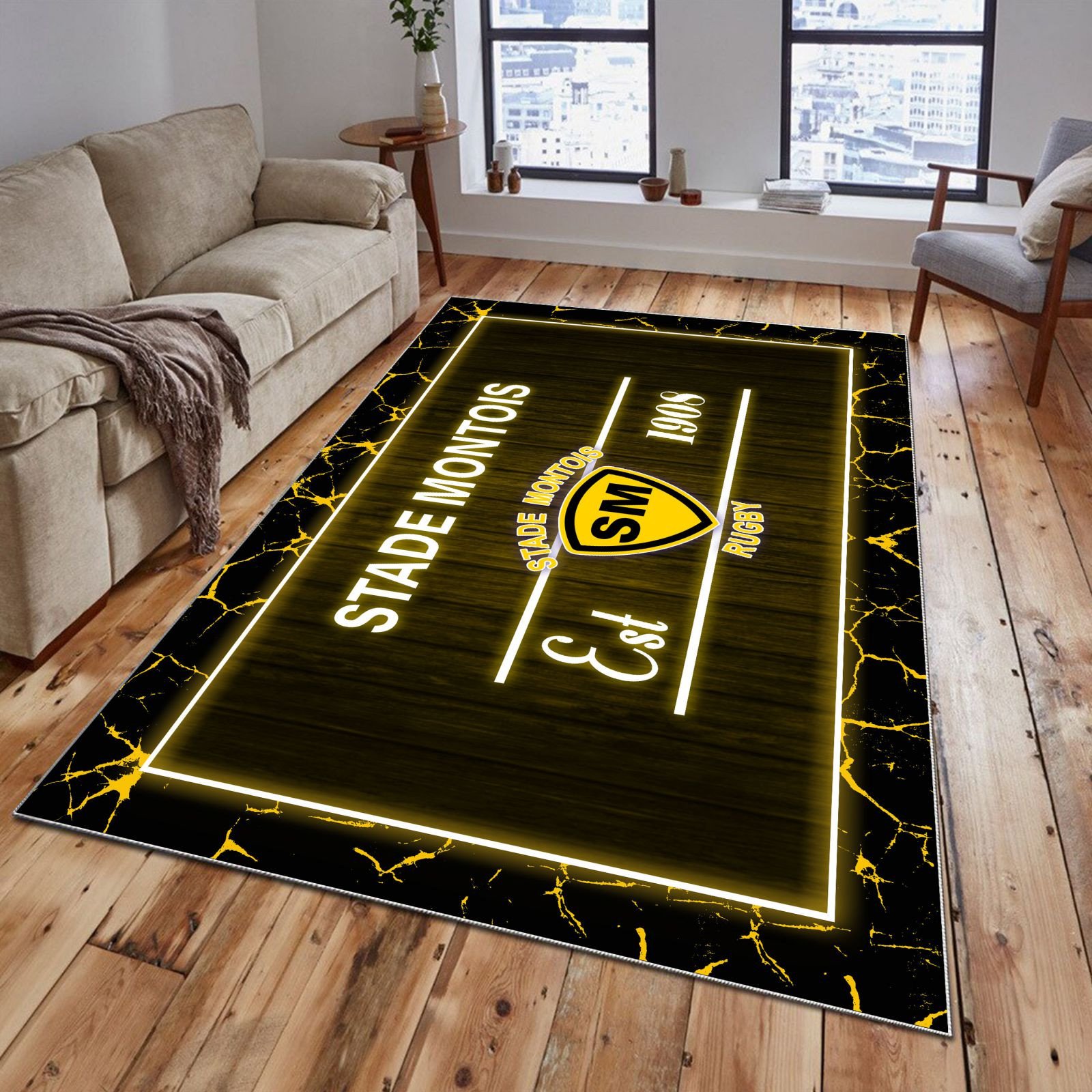Tapis Rugby Stade Montois Rugby WRUG1715