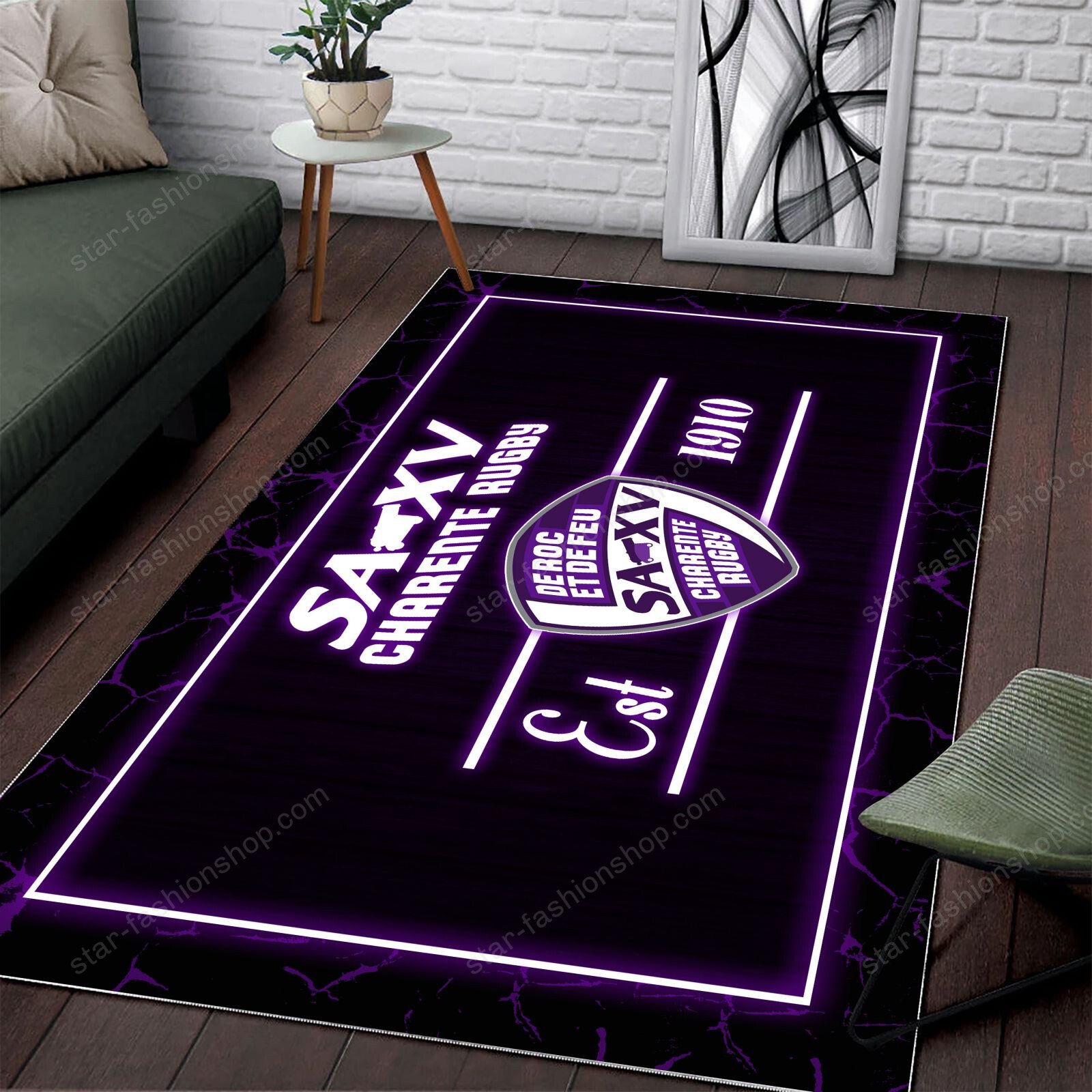 Tapis Rugby SAXV Charente Rugby WRUG1712 – Image 2