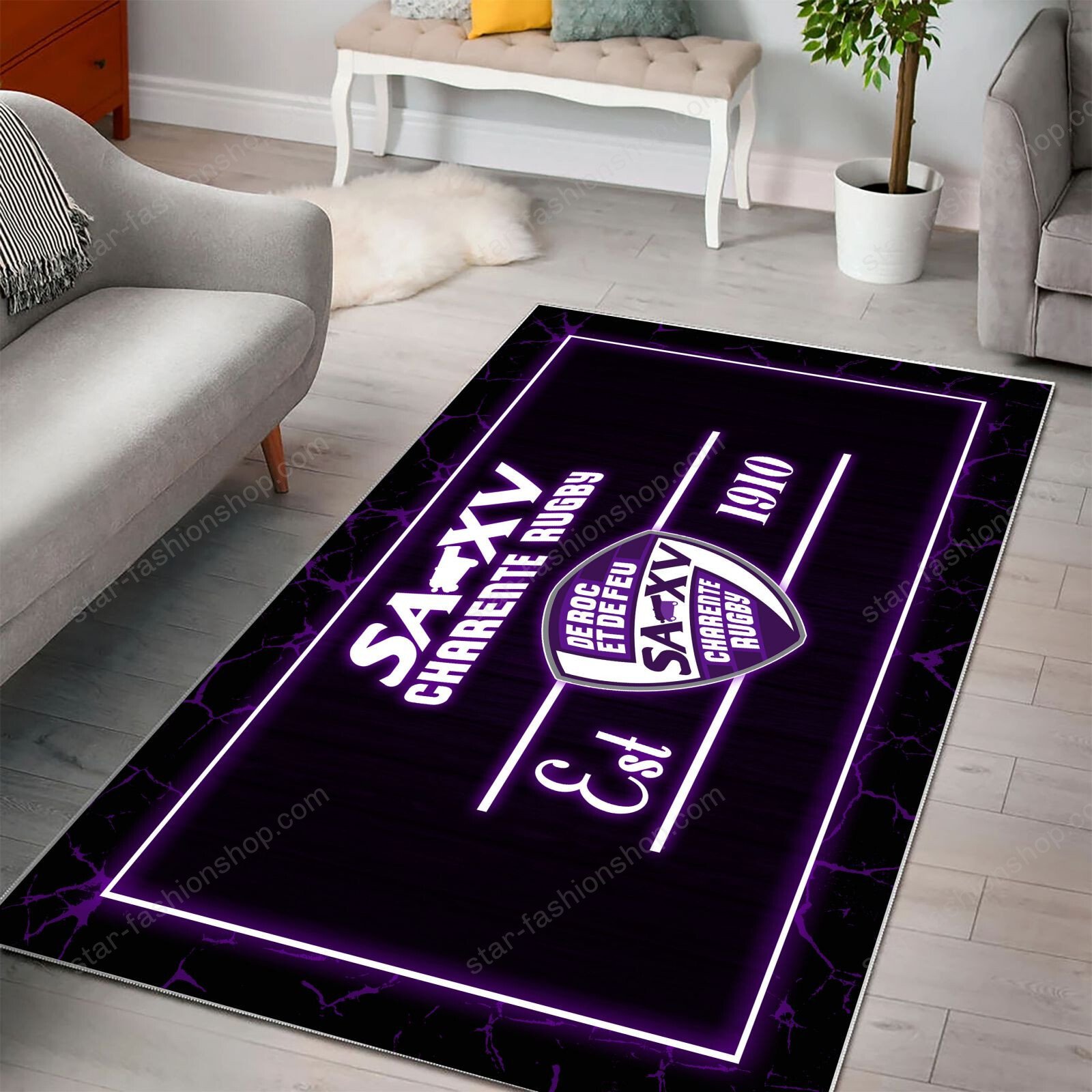 Tapis Rugby SAXV Charente Rugby WRUG1712 – Image 3