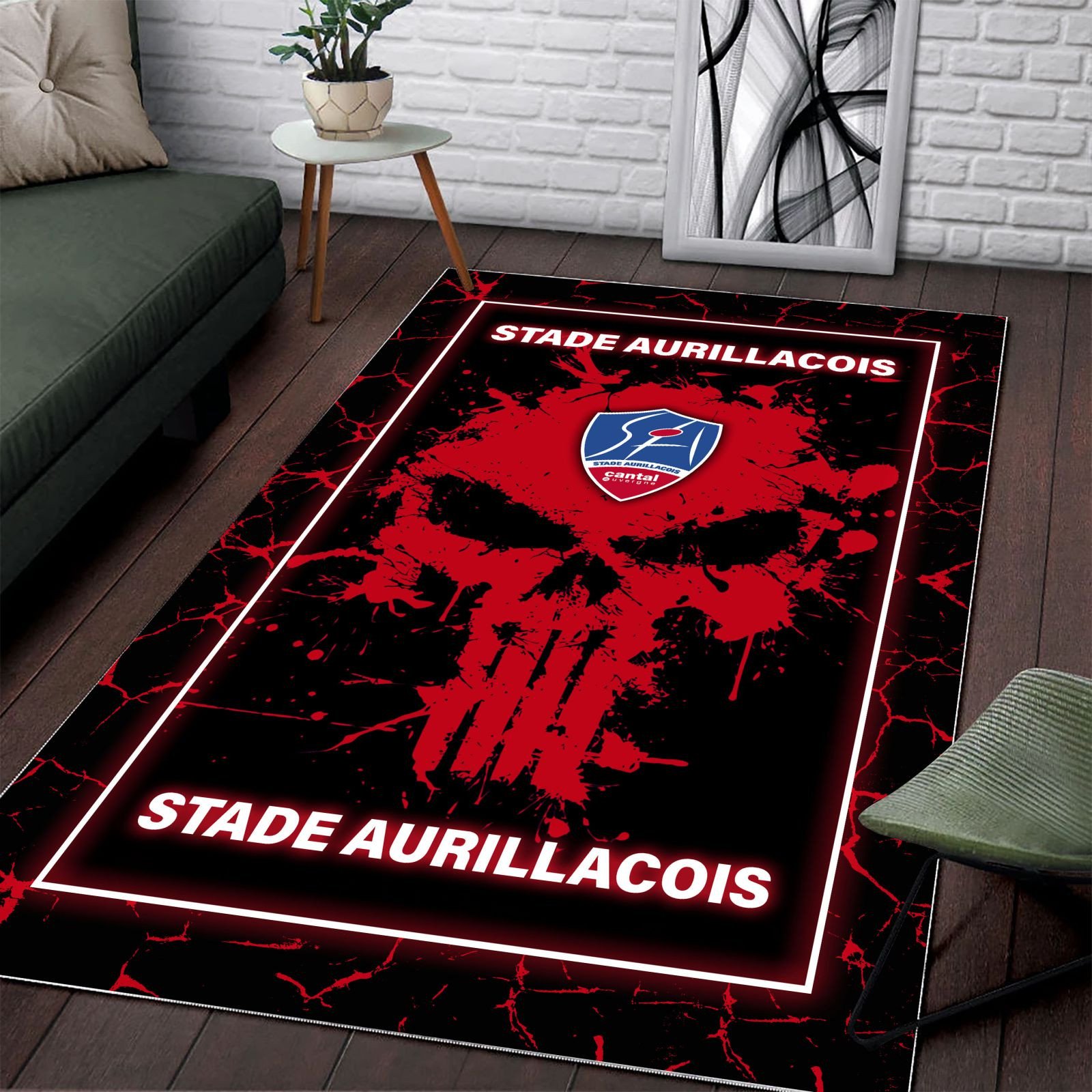 Tapis Rugby Stade Aurillacois Cantal Auvergne WRUG1746 – Image 2