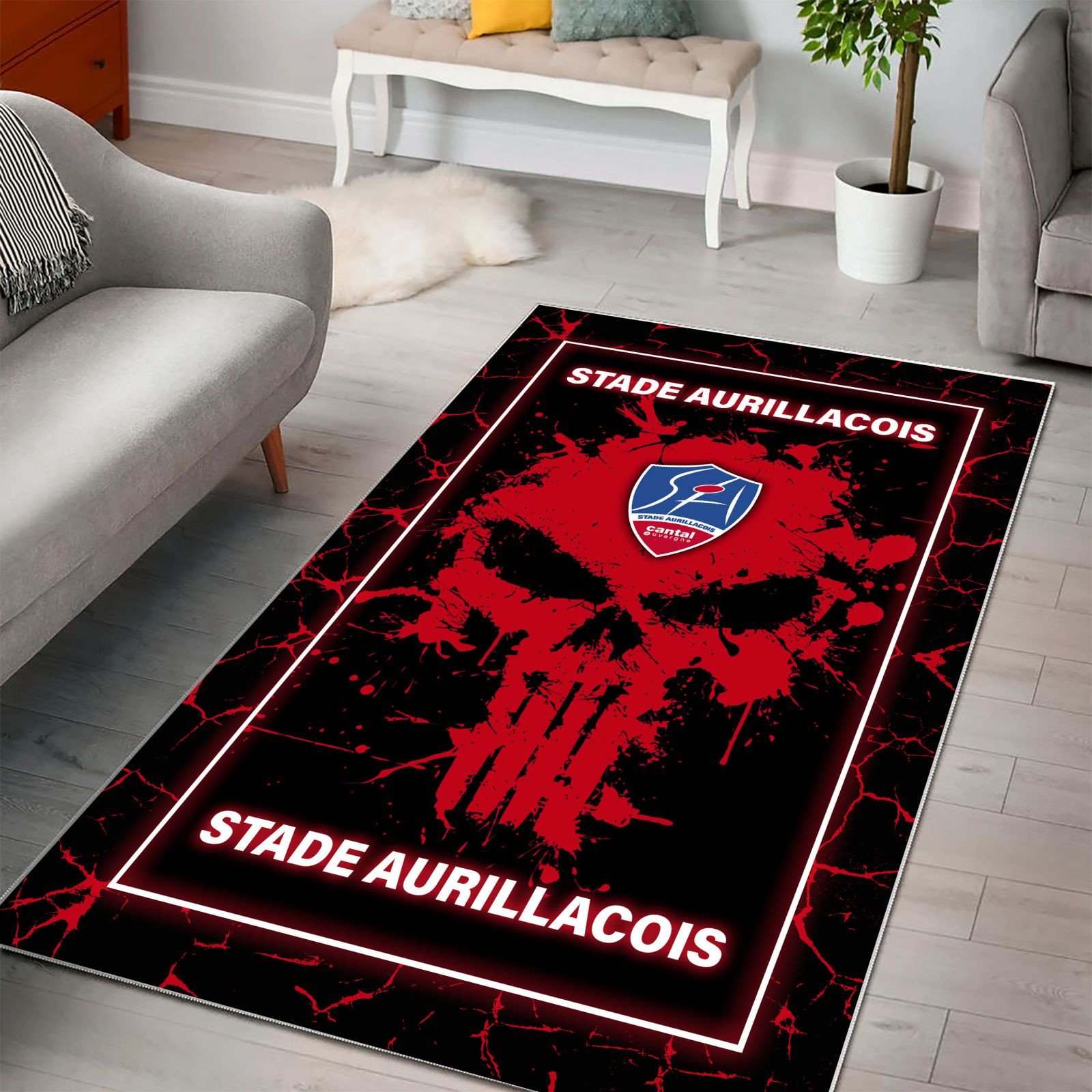Tapis Rugby Stade Aurillacois Cantal Auvergne WRUG1746 – Image 3