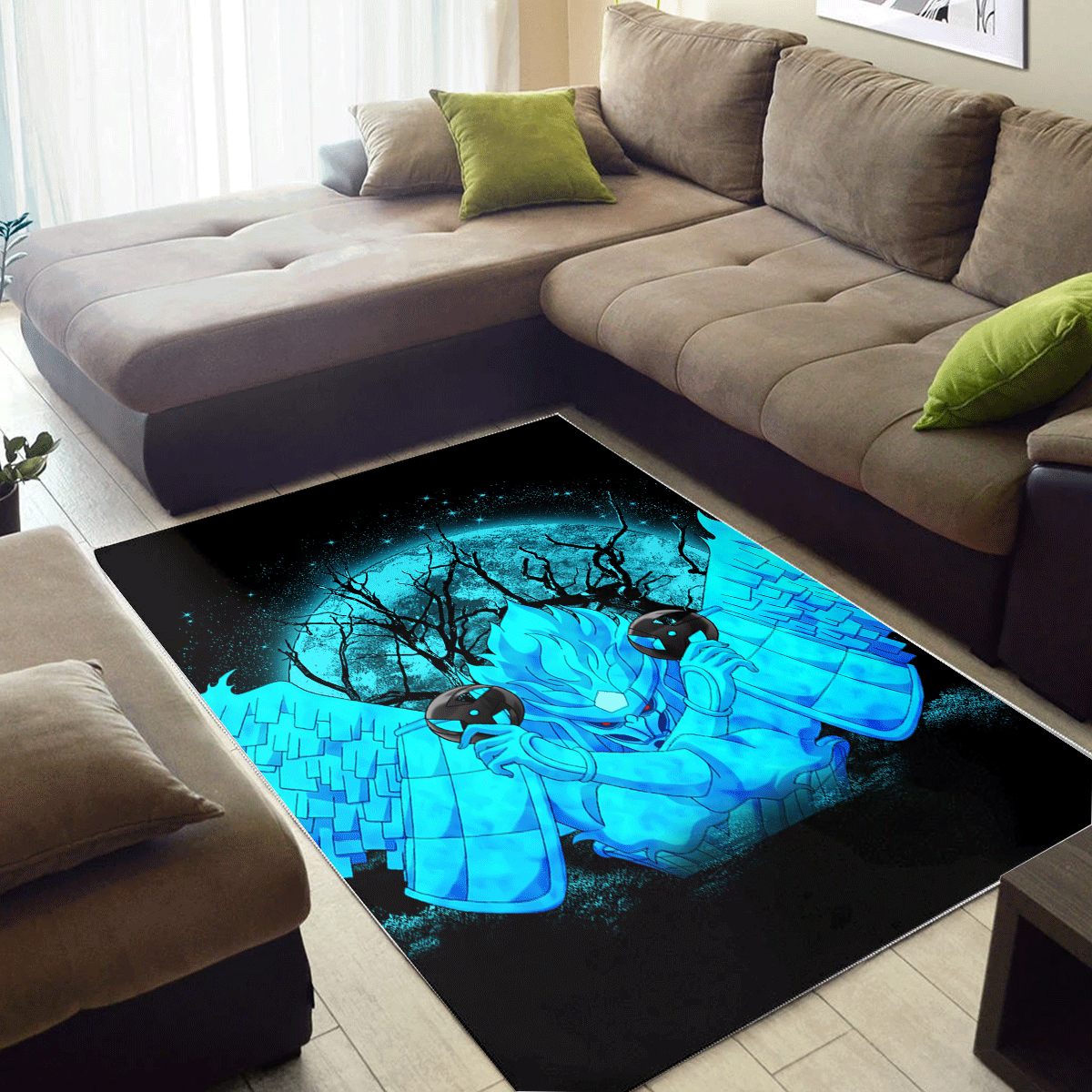 Tapis Kakashi Perfect Susano Moonlight Area Carpet Rug Home Decor Bedroom Living Room Decor – Image 3