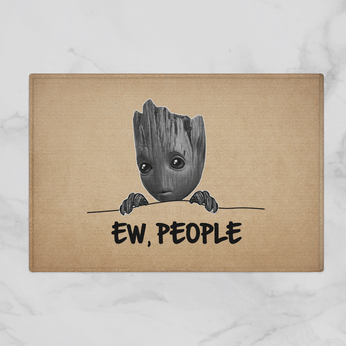 Tapis Cute Groot Ew People Doormat Home Decor – Image 2