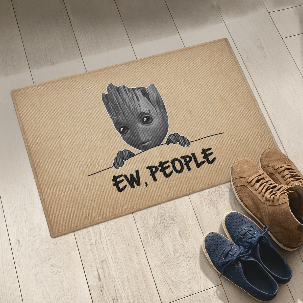 Tapis Cute Groot Ew People Doormat Home Decor – Image 3