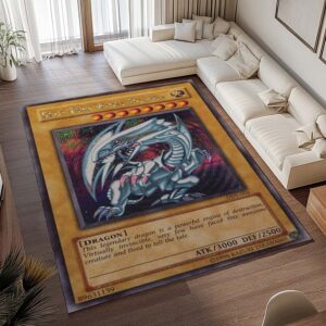 Alternative view of 2002 – Tapis Dragon Blanc aux Yeux Bleus – Dark Duel Stories – PSA 10