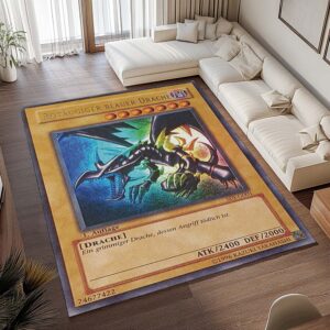 Alternative view of 2002 – Tapis Dragon Noir aux Yeux Rouges – LOB 1re édition – PSA 10