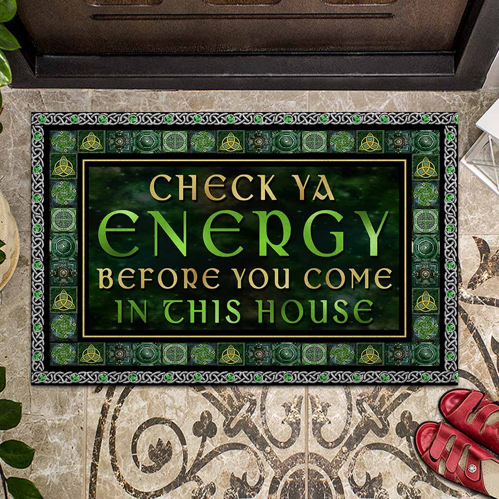 Tapis Check Ya Energy Irish Doormat Home Decor – Image 2