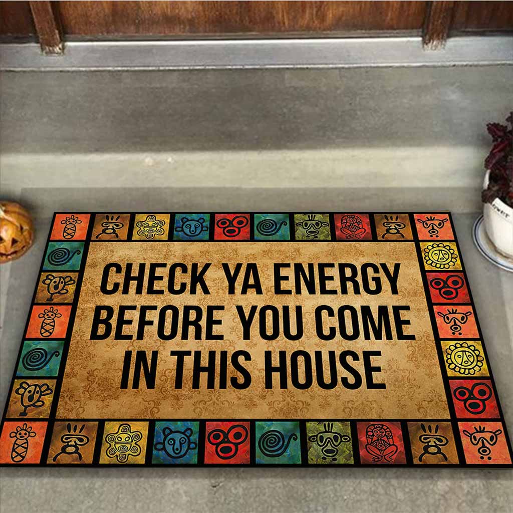 Tapis Check Ya Energy Puerto Rican Doormat Home Decor – Image 2