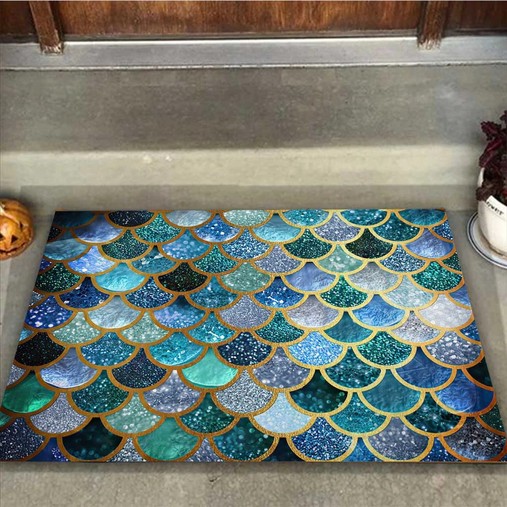 Tapis Mermaid Doormat Doormat Home Decor – Image 2