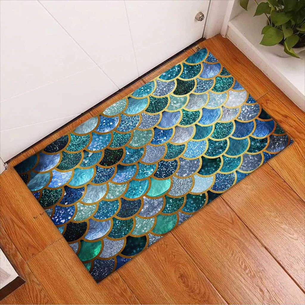 Tapis Mermaid Doormat Doormat Home Decor – Image 3