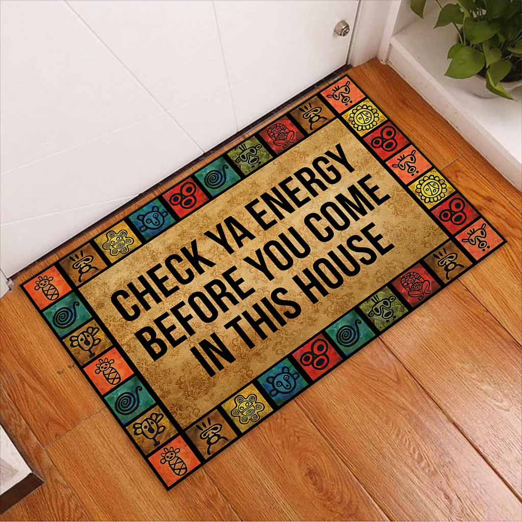 Tapis Check Ya Energy Puerto Rican Doormat Home Decor – Image 3