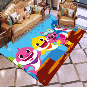 Tapis Baby Shark Carpet Living Room Bedroom Sofa Rug Door Mat Kitchen Bathroom Mats for Kids Adults 04
