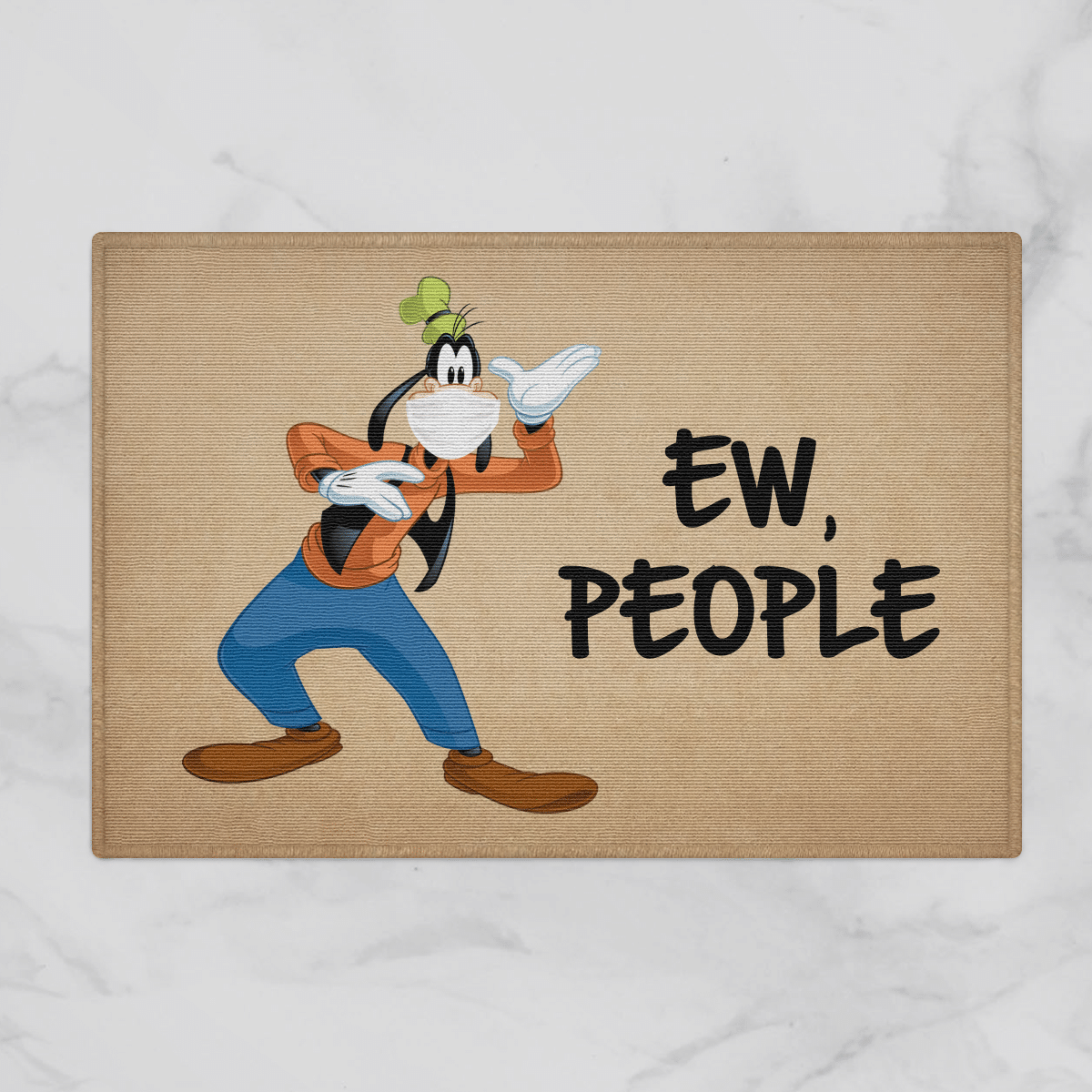 Tapis Goofy Ew People Doormat Home Decor – Image 2