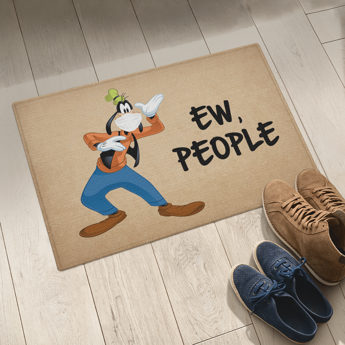 Tapis Goofy Ew People Doormat Home Decor – Image 3