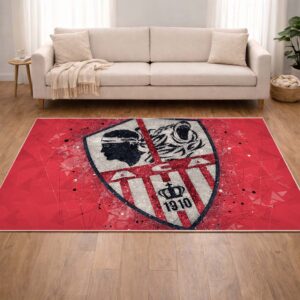 Alternative view of Tapis AC Ajaccio French Football Team ACA FC 06